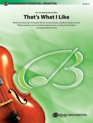 That's What I Like Orchestra sheet music cover Thumbnail